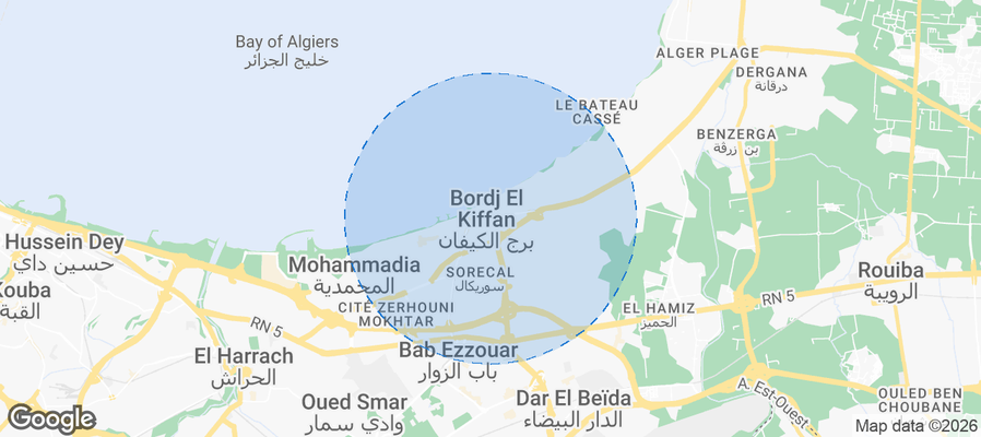 برج الكيفان Airbnb map